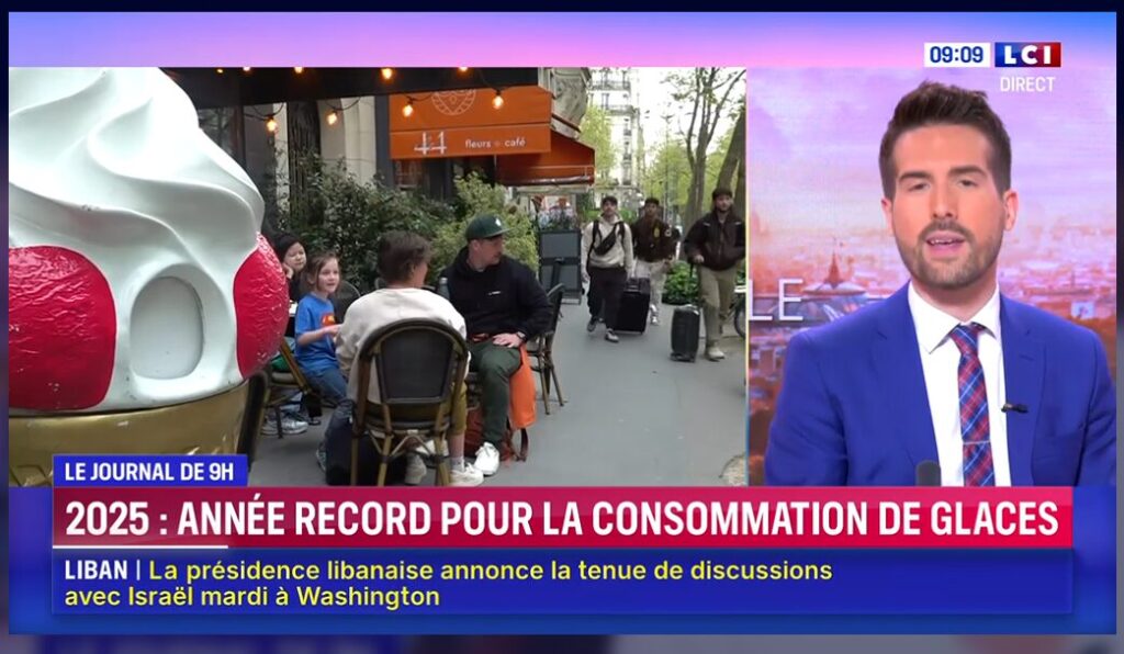 Les Glaces Moustache en direct de LCI