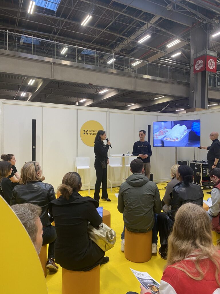 Discours de Sylvie Bondil et Cédric Treffandier pour présenter la franchise des Glaces Moustache au Franchise Expo Paris
